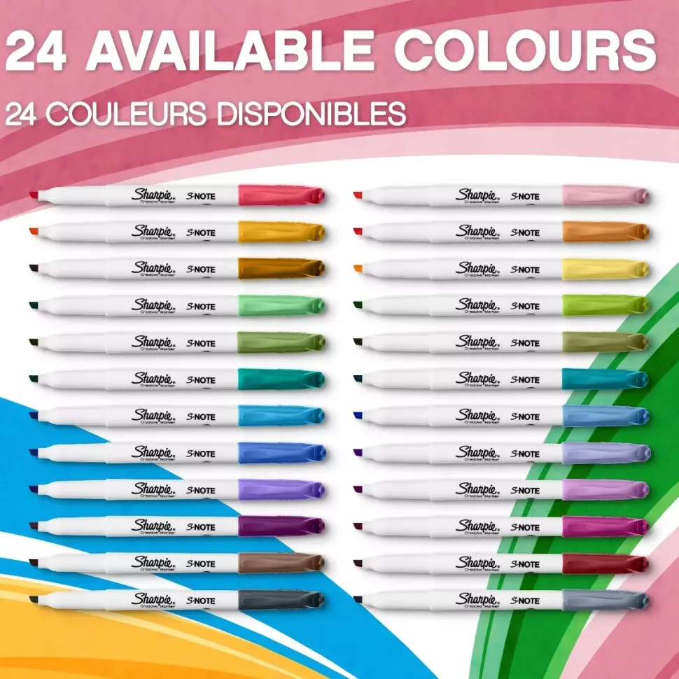 Set de 4 Rotuladores Pastel S-Note Sharpie