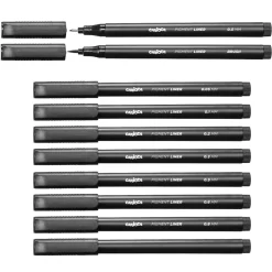 Set de 8 rotuladores pigment liner Carioca Plus