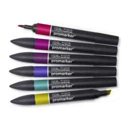 Set de 6 Rotuladores Promarker Tonos Profundos Winsor and Newton