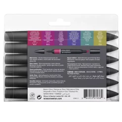 Set de 6 Rotuladores Promarker Tonos Profundos Winsor and Newton
