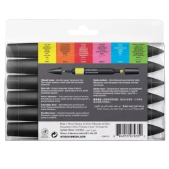Set de 6 Rotuladores Promarker Colores Vibrantes Winsor and Newton