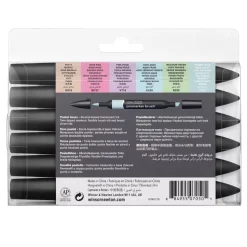 Set de 6 Rotuladores Promarker Brush Tonos Pastel Winsor and Newton