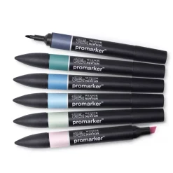 Set de 6 Rotuladores Promarker Tonos Cielo Winsor and Newton