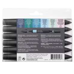 Set de 6 Rotuladores Promarker Tonos Cielo Winsor and Newton