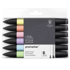 Set de 6 Rotuladores Promarker Tonos Pastel Winsor and Newton