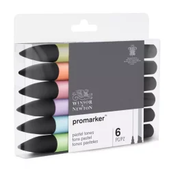 Set de 6 Rotuladores Promarker Tonos Pastel Winsor and Newton