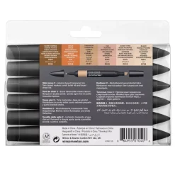 Set de 6 Rotuladores Promarker Tonos Piel #02 Winsor and Newton