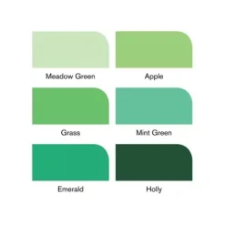 Set de 6 Rotuladores Promarker Tonos Verdes Winsor & Newton