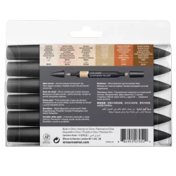Set de 6 Rotuladores Promarker Brush Tonos Piel Winsor and Newton