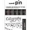 Set de 5 rotuladores puntas Caligrafía Pin Uni-Ball