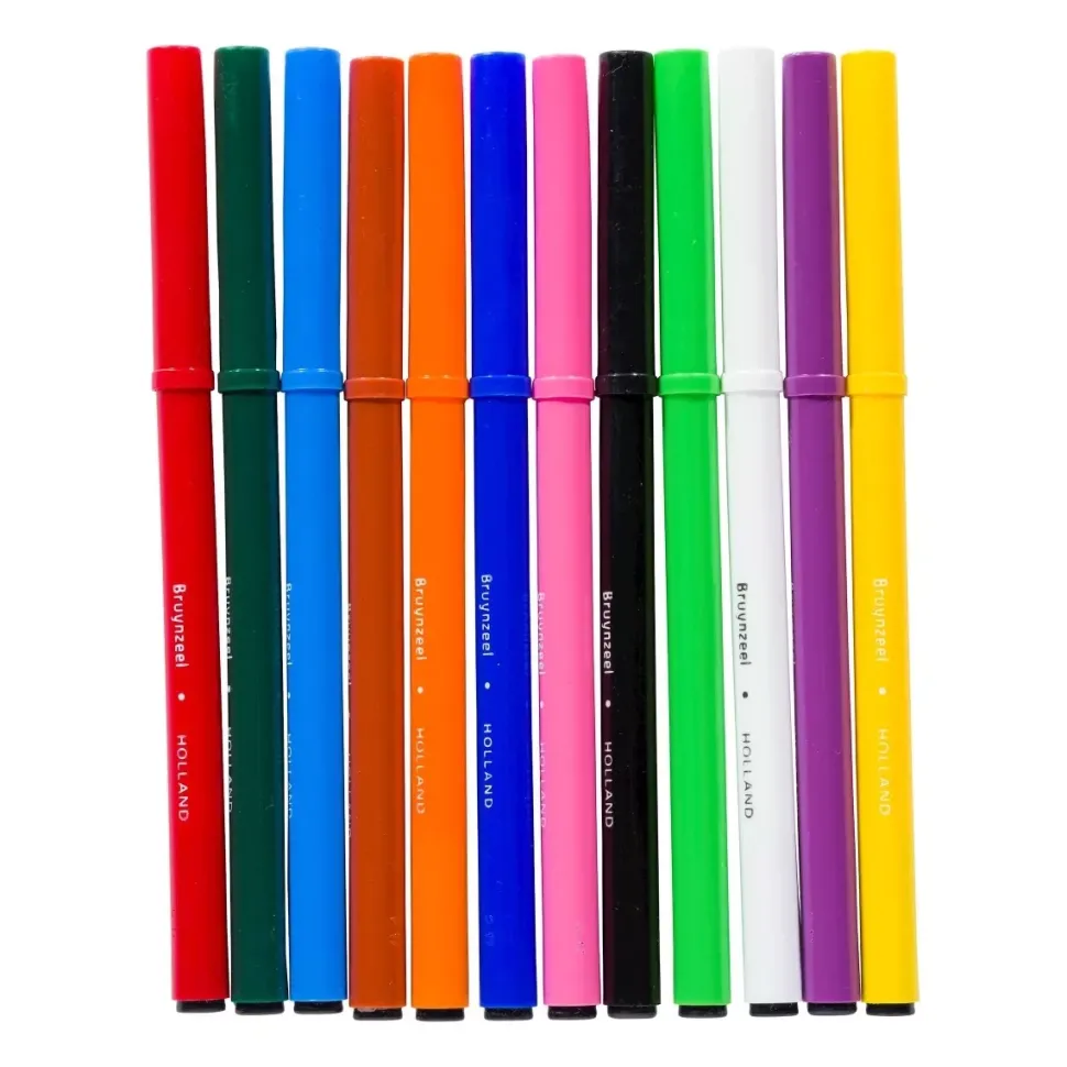 Set de 12 Rotuladores Super Point Claros Bruynzeel