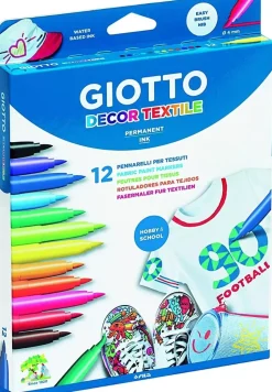 Set de 12 Rotuladores Textiles Decor Textile Giotto