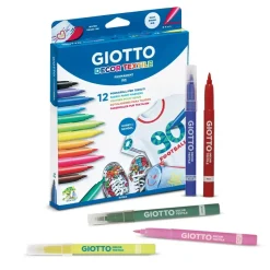 Set de 12 Rotuladores Textiles Decor Textile Giotto