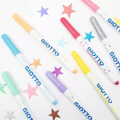 Set de 8 Rotuladores Turbo Glitter Pastel Giotto