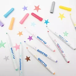 Set de 8 Rotuladores Turbo Glitter Pastel Giotto