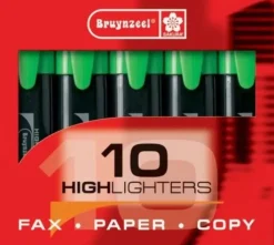 Set de 10 Rotuladores Verdes Bruynzeel