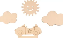 Set de 9 Siluetas de Madera Molino Artemio