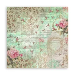 Set de 4 telas de encuadernar Precious Stamperia 30x30cm