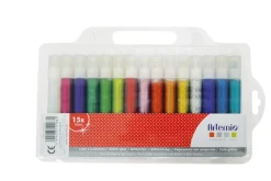 Set de 15 unidades de purpurina líquida 20 ml,