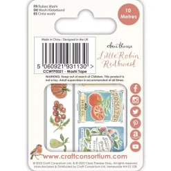 Set de 2 Washi Tapes Little Robin Redbreast Craft Consortium
