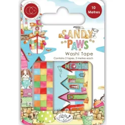 Set de 2 Washi Tapes Sandy Paws Craft Consortium