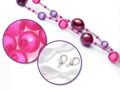 Set de Abalorios Rosa y Violeta MultiCraft