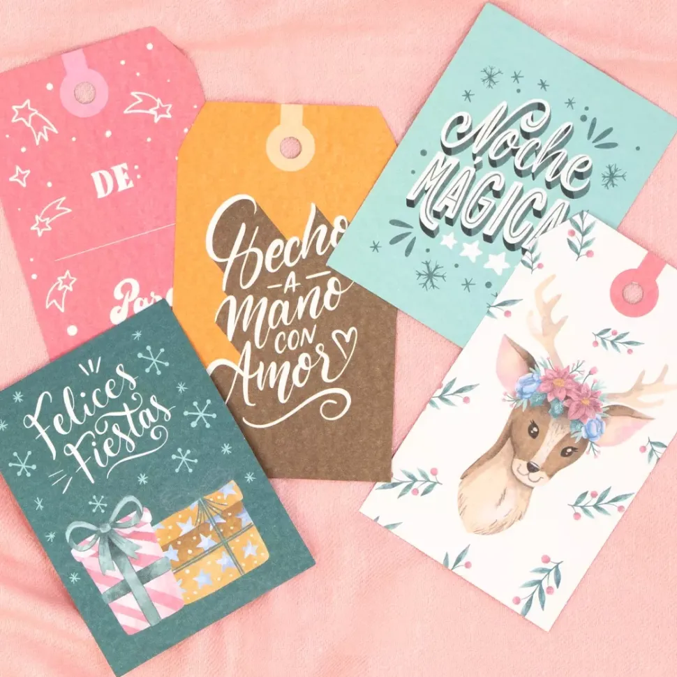 Set de Etiquetas Español All You Need Is Christmas Craftelier