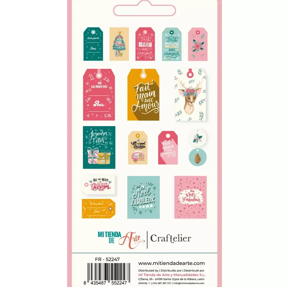 Set de Etiquetas Francés All You Need Is Christmas Craftelier