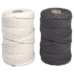 Set de Hilos de Macramé Gris Pizarra Rayher 2mm