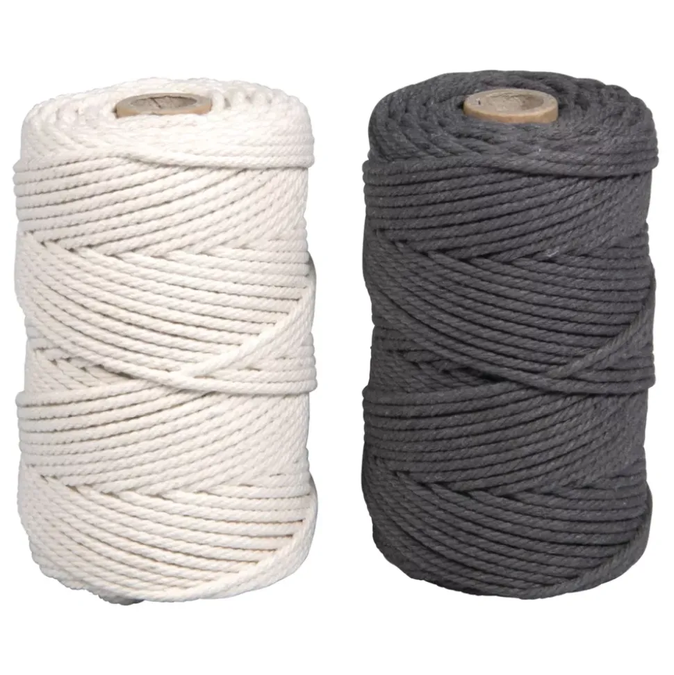 Set de Hilos de Macramé Gris Pizarra Rayher 2mm