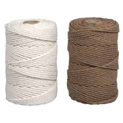 Set de Hilos de Macramé Natural Rayher 2mm