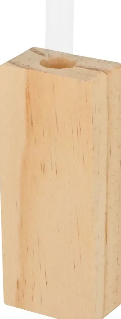 Set de Jarrones de Madera Rectangular Artemio