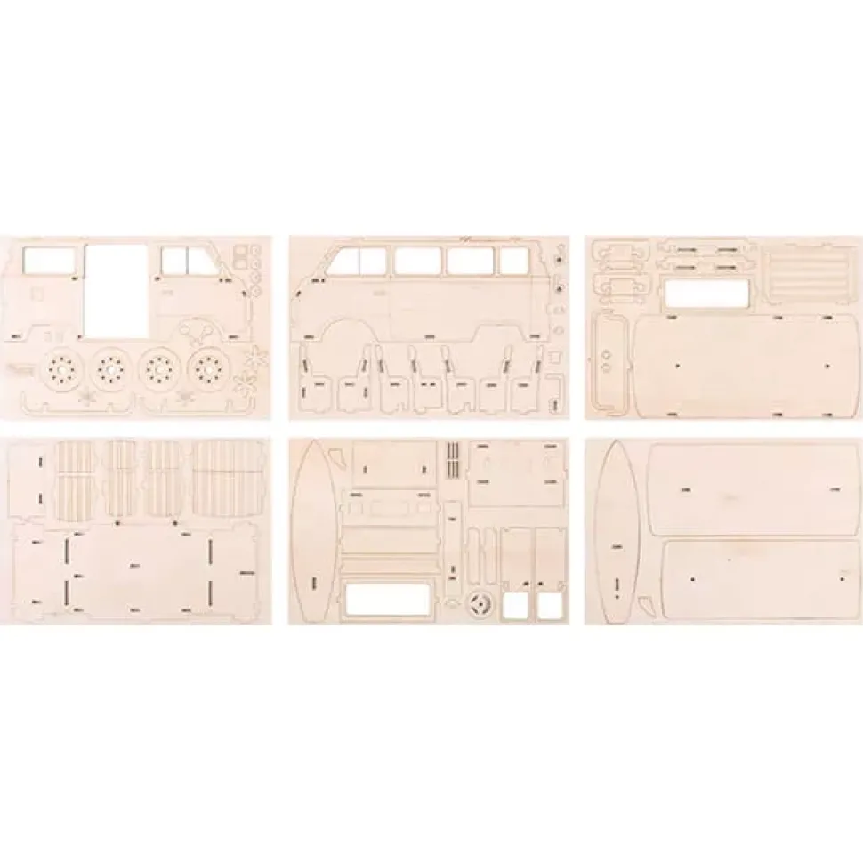 Set de madera 3D Autocaravana Rayher