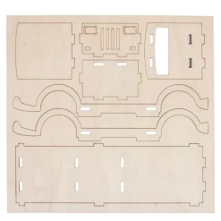 Set de madera 3D Casita Rayher