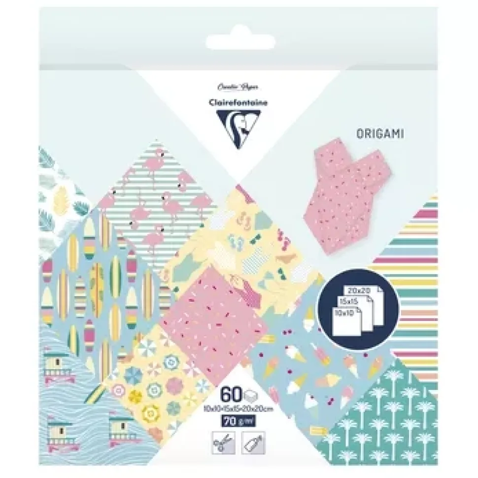 Set de Papel para Origami California Dream Clairefontaine