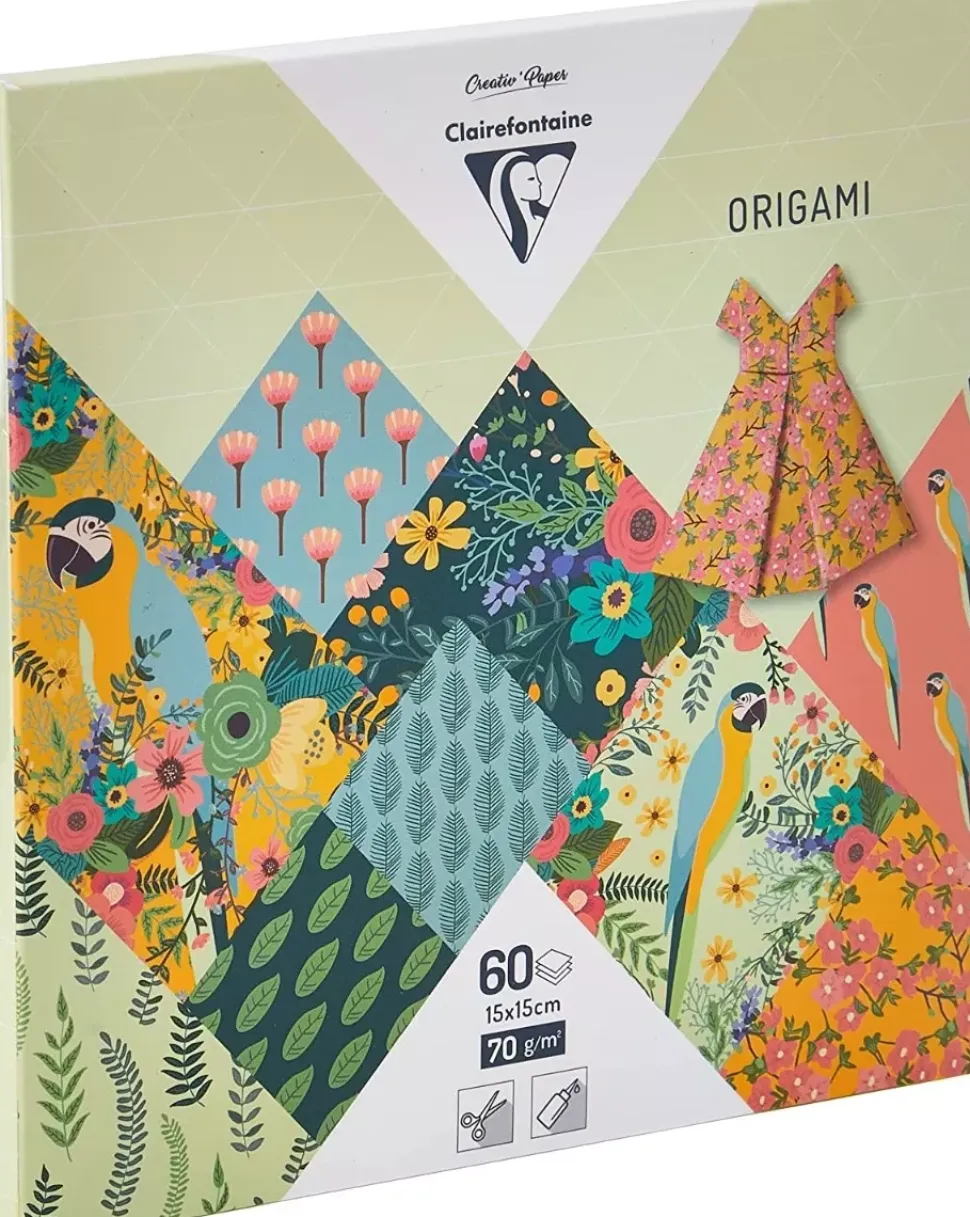 Set de Papel para Origami Kiribati Clairefontaine