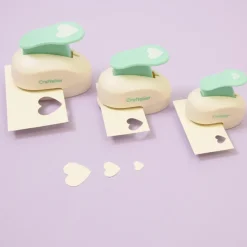 Set de perforadoras corazón Craftelier
