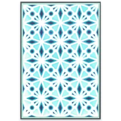 Set de plantillas de stencil Geo Crystals Sizzix A6