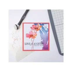 Set de Plantillas de Stencil Making Tool Flowers Sizzix 15x15cm