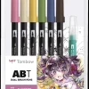 Set de rotuladores Dual Brush Manga Flower Tombow