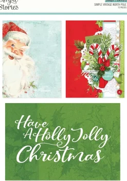 Set de tarjetas Sn@p! SV North Pole Simple Stories