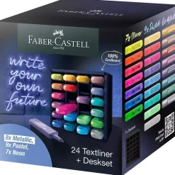 Set Escritorio 24 Subrayadores Textliner 46 Faber-Castell