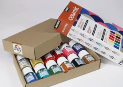 Set Exploration Ceramic 12 Pinturas para Cerámica y Vidrio Pebeo 20ml