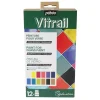 Set Exploration Vitrail 12 Pinturas Cristal y Cerámica Pebeo 20ml