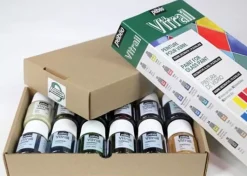 Set Exploration Vitrail 12 Pinturas Cristal y Cerámica Pebeo 20ml