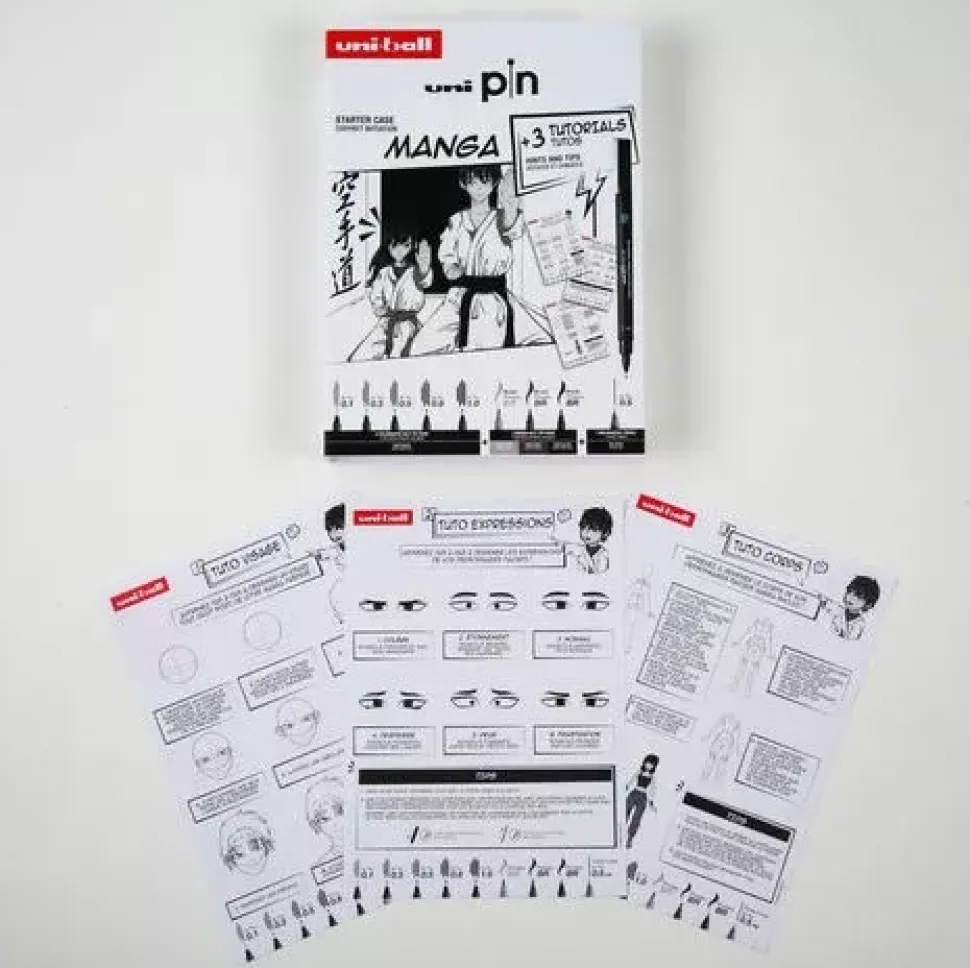 Set iniciación rotuladores calibrados Manga Uni Pin Uni-Ball