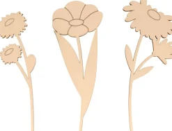 Set Maceta y Flores de Madera Life is Simple Artemio