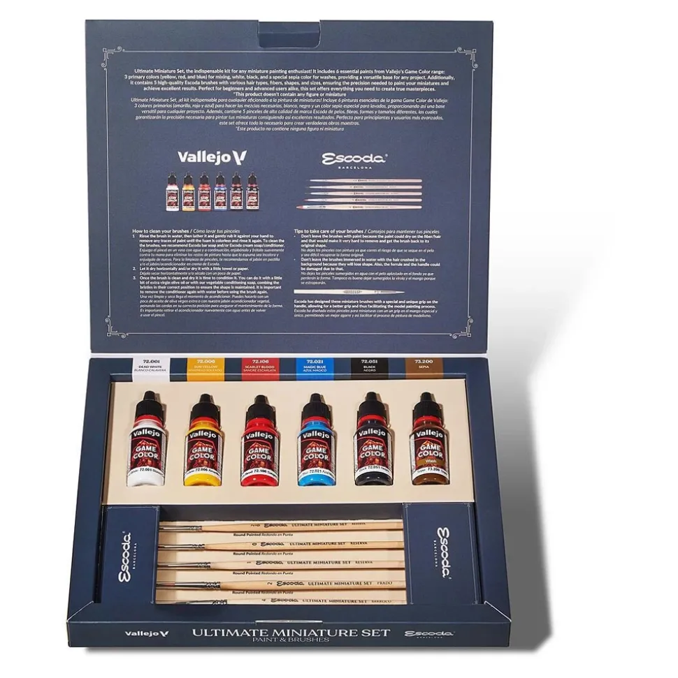 Set modelismo Ultimate Miniature Vallejo y Escoda