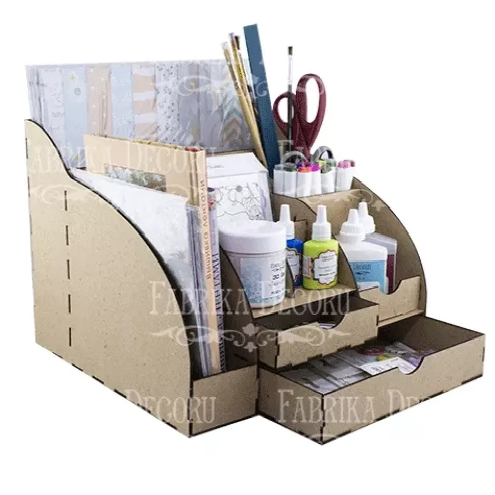 Set organizador de escritorio con cajones en DM