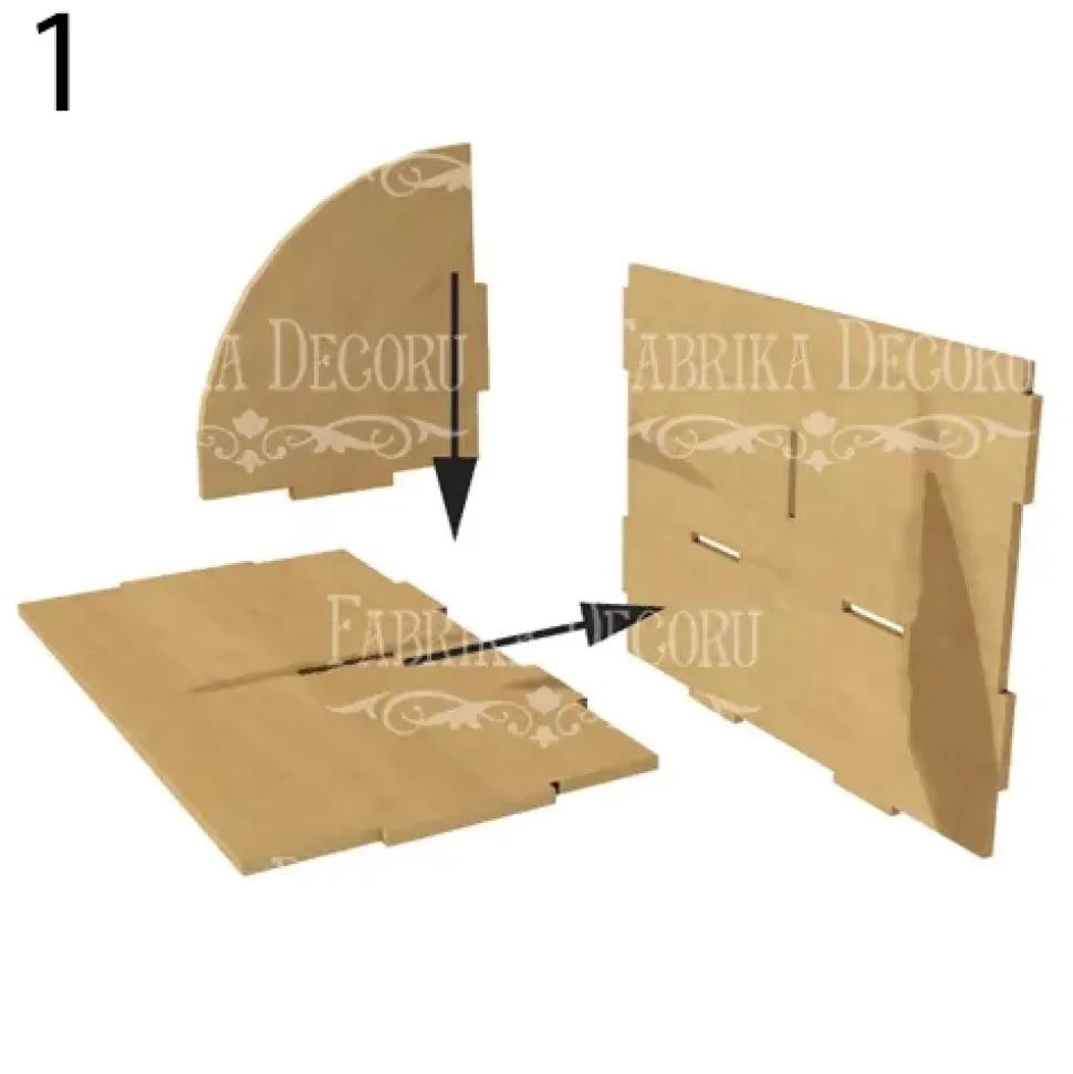 Set organizador de escritorio con cajones en DM